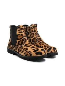 Børn Dolce & Gabbana Kids TEEN Støvler Med Leopardtryk