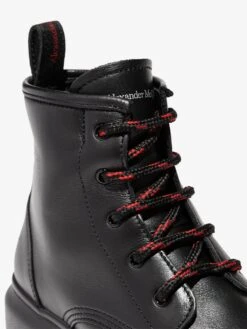 Børn Alexander McQueen Kids Støvler Med Oversize Sål Og Snøre -Stella MC Butik 17514132 38975145 1000