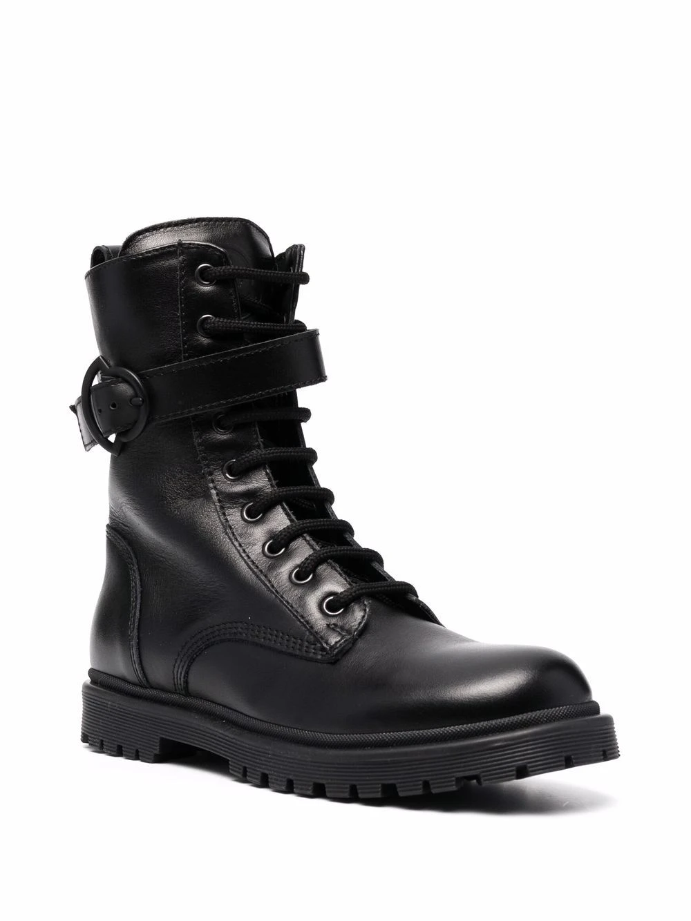 Børn Moncler Enfant Carinne Combat-støvler Med Snøre 2 Børn Moncler Enfant Carinne Combat-støvler Med Snøre - Billede 2