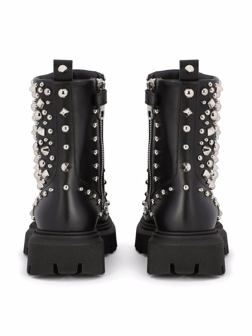 Børn Dolce & Gabbana Kids Combat-støvler Med Nitter Og Læder 3 Børn Dolce & Gabbana Kids Combat-støvler Med Nitter Og Læder - Billede 3