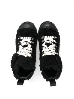 Børn Marni Kids Støvler Med Snøre Og Imiteret Pels -Stella MC Butik 18311874 39768101 1000