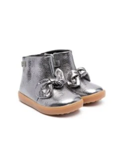 Børn Camper Kids Metalliske Støvler I Læder