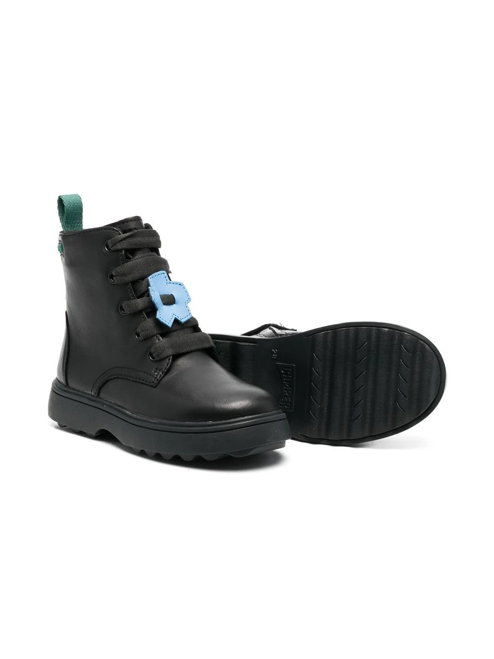 Børn Camper Kids Norte Twins Støvler Med Blomstret Mærke 2 Børn Camper Kids Norte Twins Støvler Med Blomstret Mærke - Billede 2