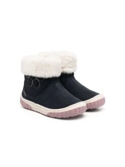 Børn Geox Kids Omar Støvler Med Lammeskindskant