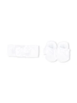 Børn La Perla Kids Støvler Og Hårbånd Med Sløjfedetalje