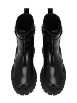 Børn Dolce & Gabbana Kids Chelsea-støvler I Læder -Stella MC Butik 18664817 40496155 1000