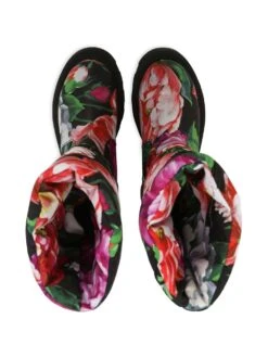 Børn Dolce & Gabbana Kids Polstrede Støvler Med Blomstret Tryk -Stella MC Butik 18665615 40749990 1000