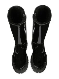 Børn Dolce & Gabbana Kids Støvler I Lakeret Læder Med DG-logomærke -Stella MC Butik 18666449 40495798 1000