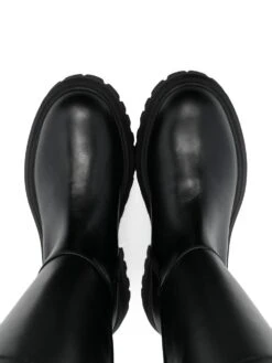 Børn Dsquared2 Kids Knæhøje Støvler Med Logoplade -Stella MC Butik 18739833 40480762 1000