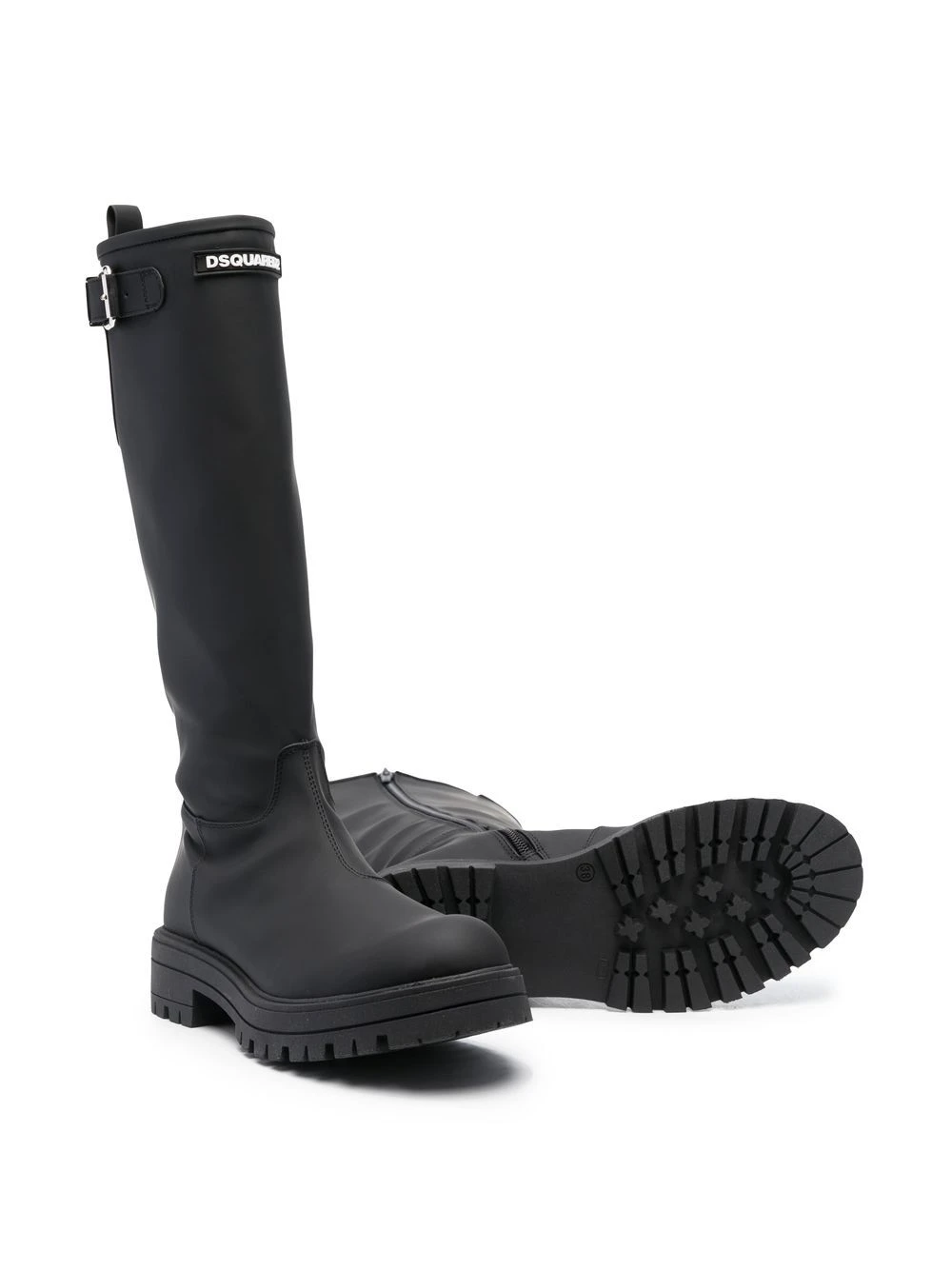 Børn Dsquared2 Kids Støvler Med Logomærke Og Knæmærke 2 Børn Dsquared2 Kids Støvler Med Logomærke Og Knæmærke - Billede 2