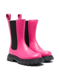 Børn Simonetta Tofarvede Chelsea-støvler I Læder