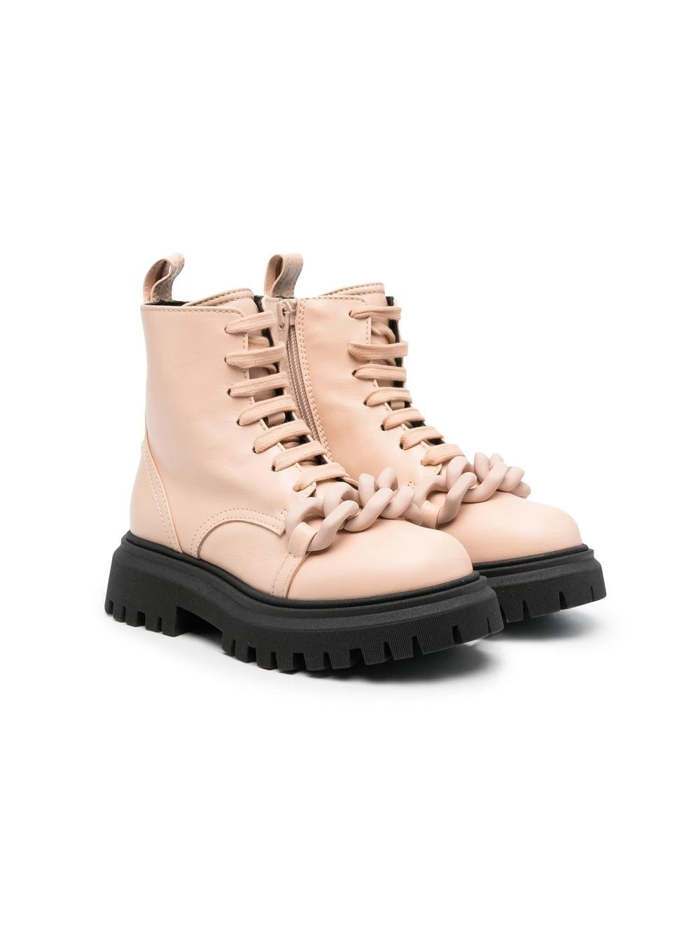 Børn Nº21 Kids Combat-støvler Med Kædedetalje 1 Børn Nº21 Kids Combat-støvler Med Kædedetalje