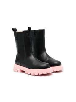 Børn Florens Tofarvede Chelsea-støvler I Læder