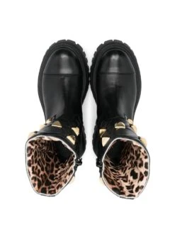 Børn Philipp Plein 40 Mm Støvler I Læder Med Nitter -Stella MC Butik 19418791 43879558 1000