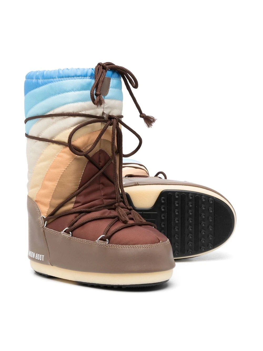 Børn Moon Boot Kids Stribede Moon Støvler 2 Børn Moon Boot Kids Stribede Moon Støvler - Billede 2