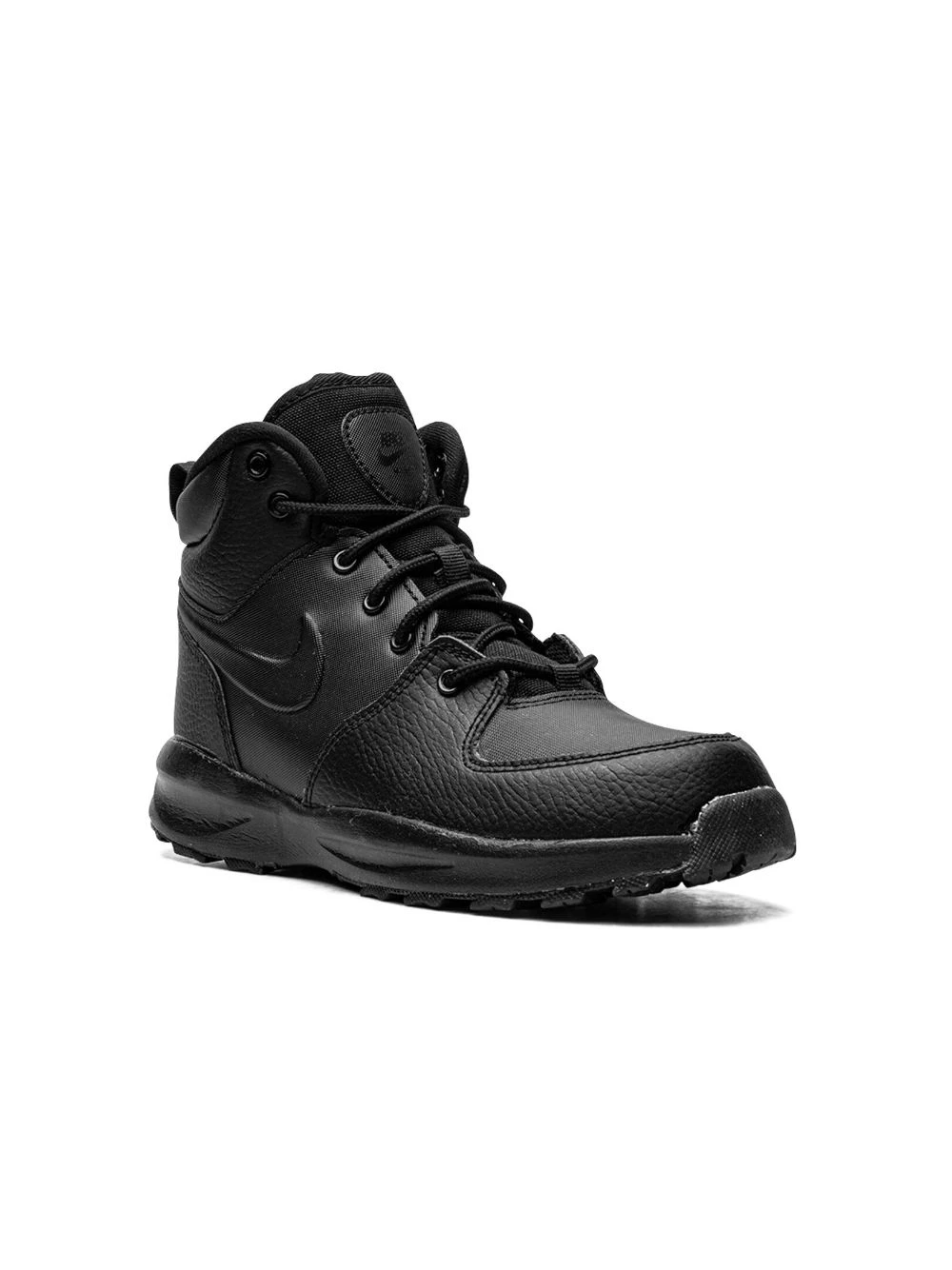 Børn Nike Kids Manoa 'Triple Black' Støvler I Læder 1 Børn Nike Kids Manoa 'Triple Black' Støvler I Læder